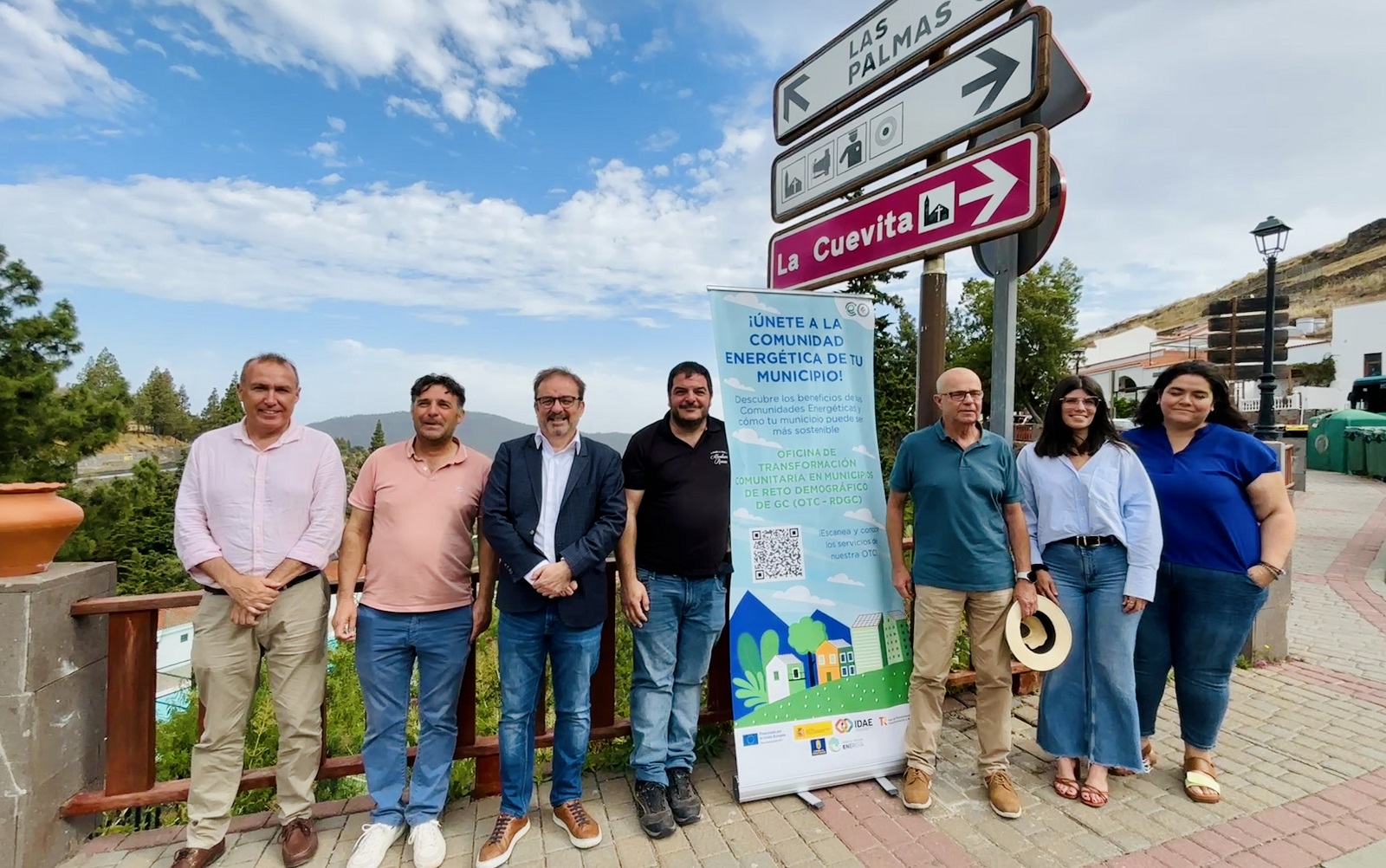 El CIEGC presenta en Artenara un video informativo para animar a los vecinos a unirse a su primera Comunidad Energética 
